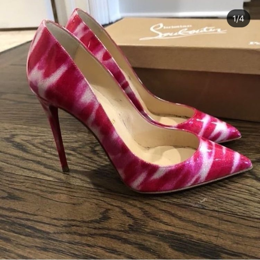 Christian Louboutin pigalle pink glittart